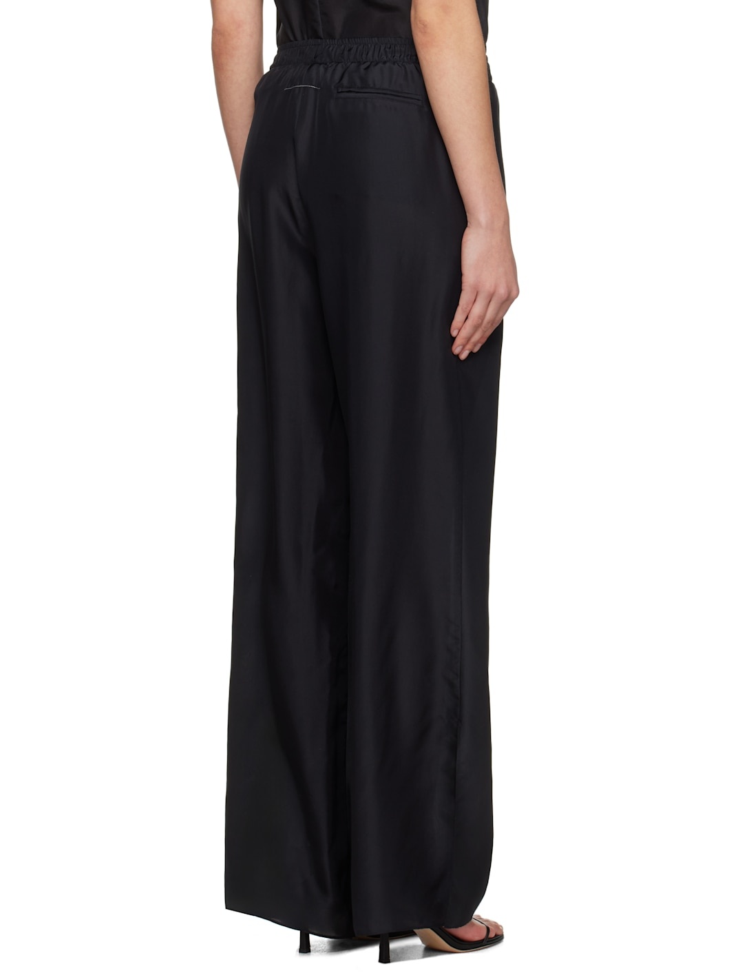 Black Light Silk Pyjama Pants - 3
