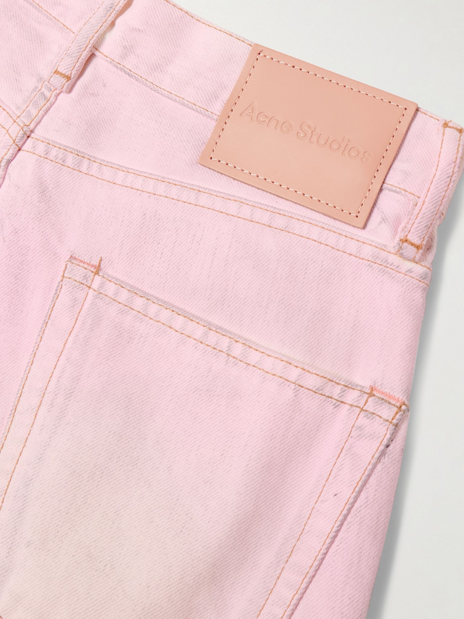 1981 mid-rise wide-leg jeans Baby pink - 6