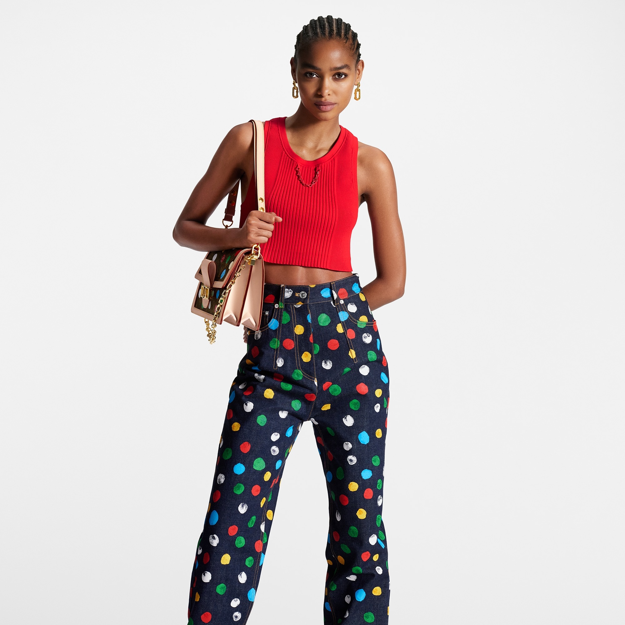 LV x YK Painted Dots Jeans - 5