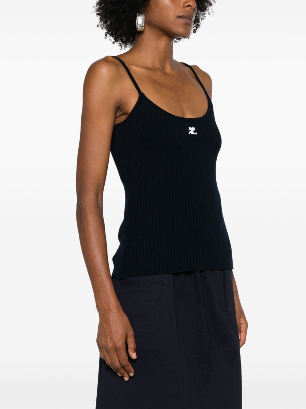 Reedition ribbed tank top - 3