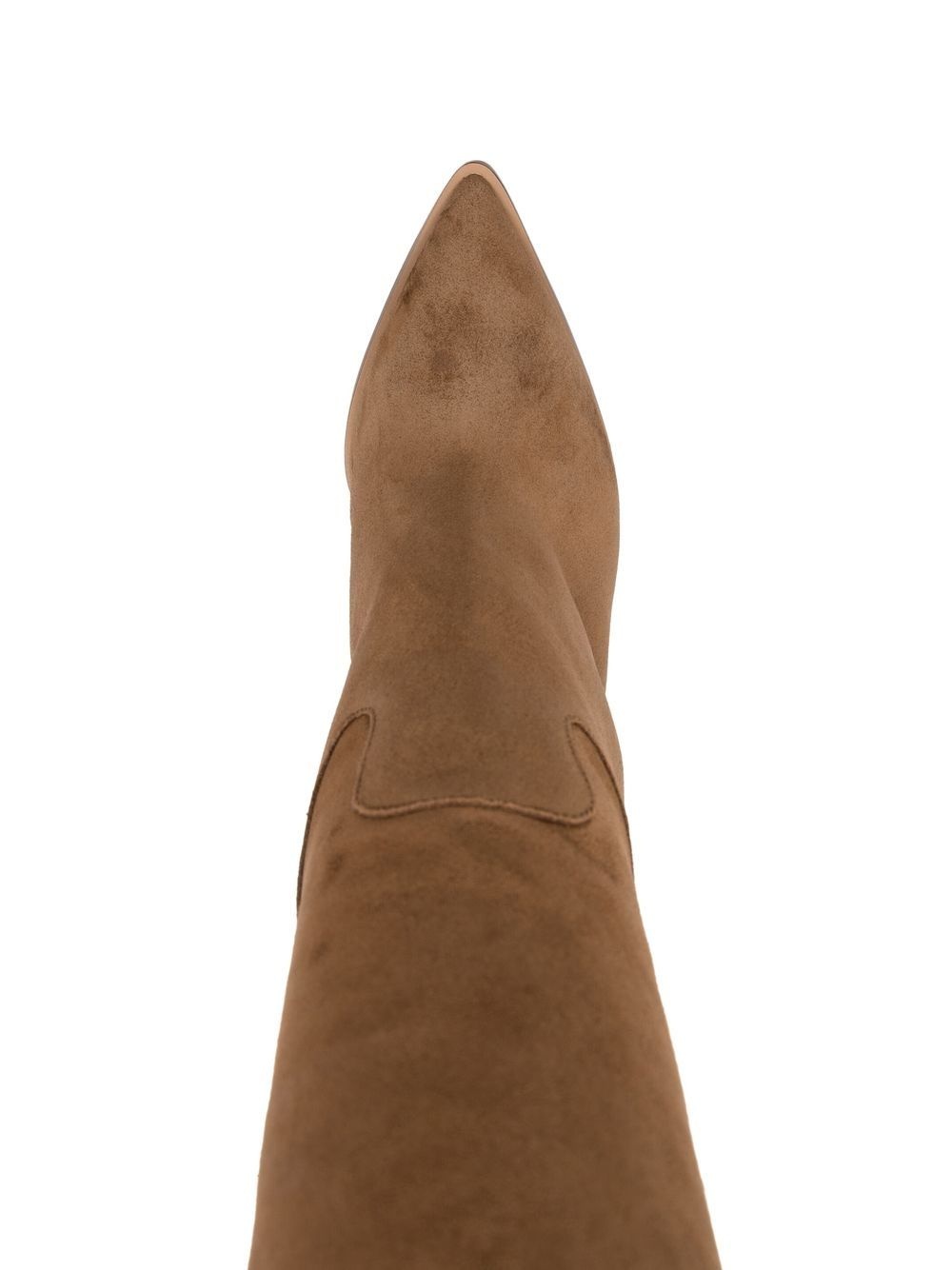 suede stiletto boots - 4