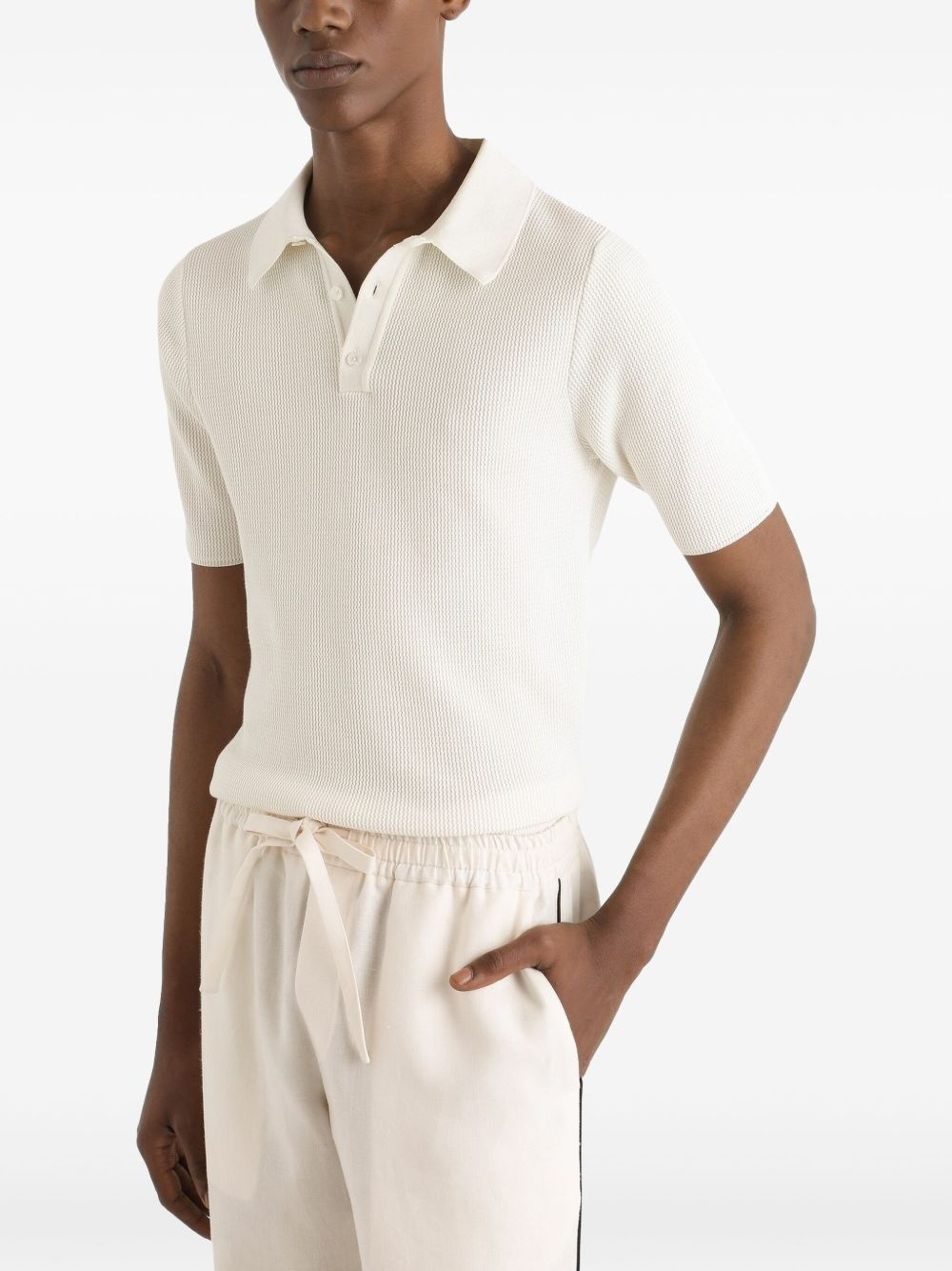 short-sleeved polo shirt - 3