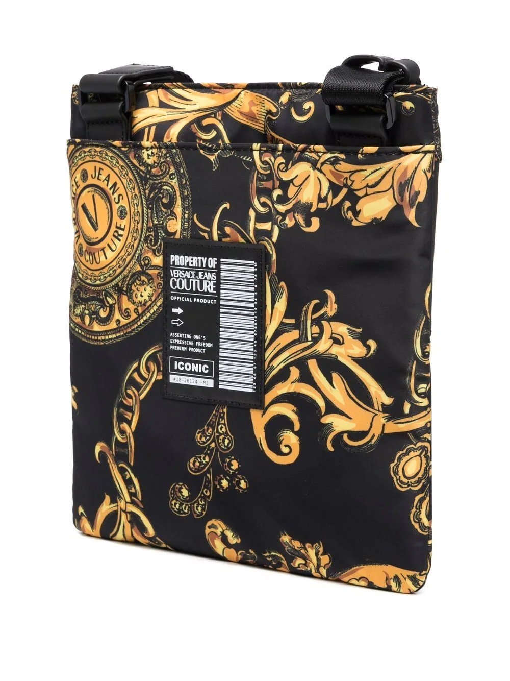 Baroque print messenger bag - 3