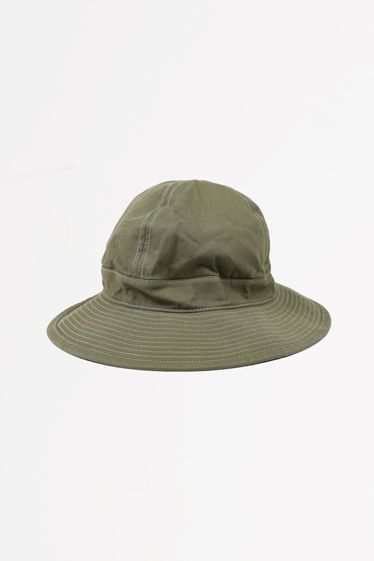 US Navy Hat - Green Herringbone - 1