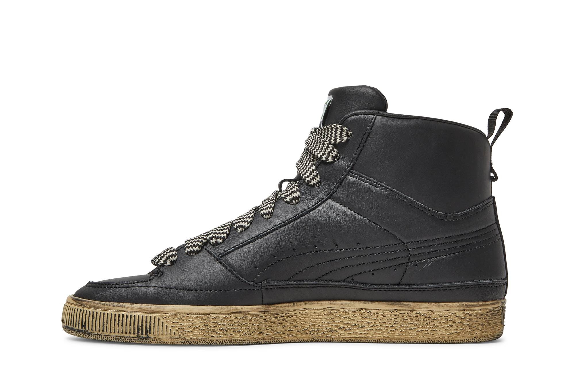 Rhuigi x Suede Mid 'Distressed Black' - 3