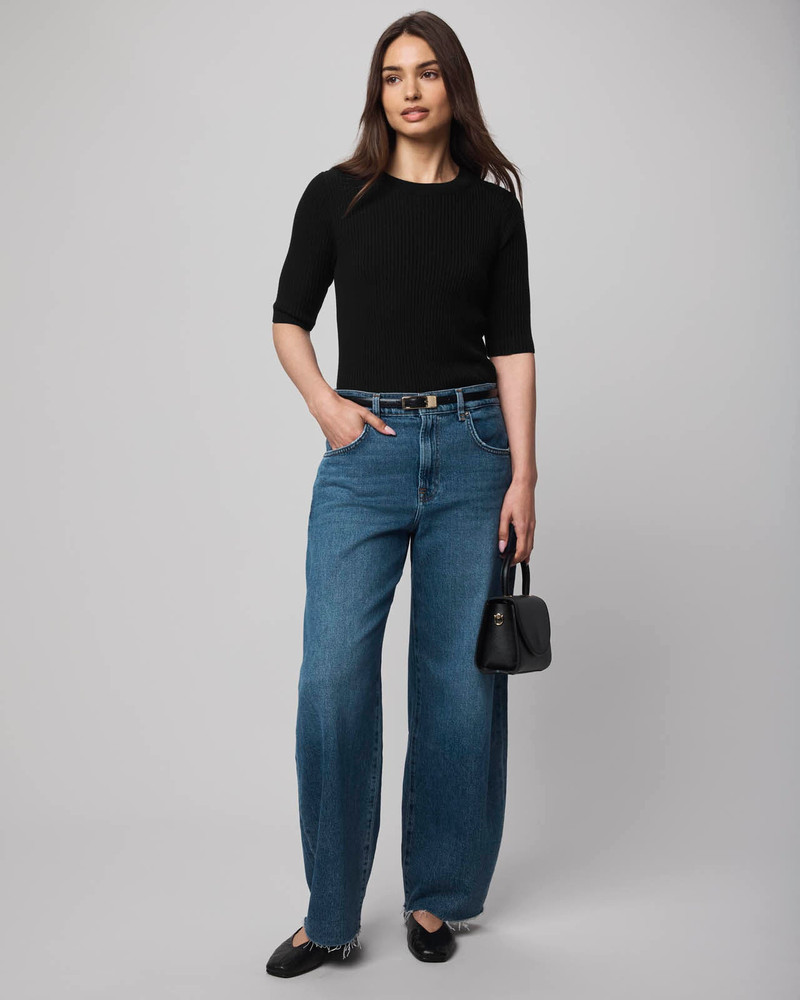 Splendid Georgie Cashblend Elbow Sleeve Sweater outlook