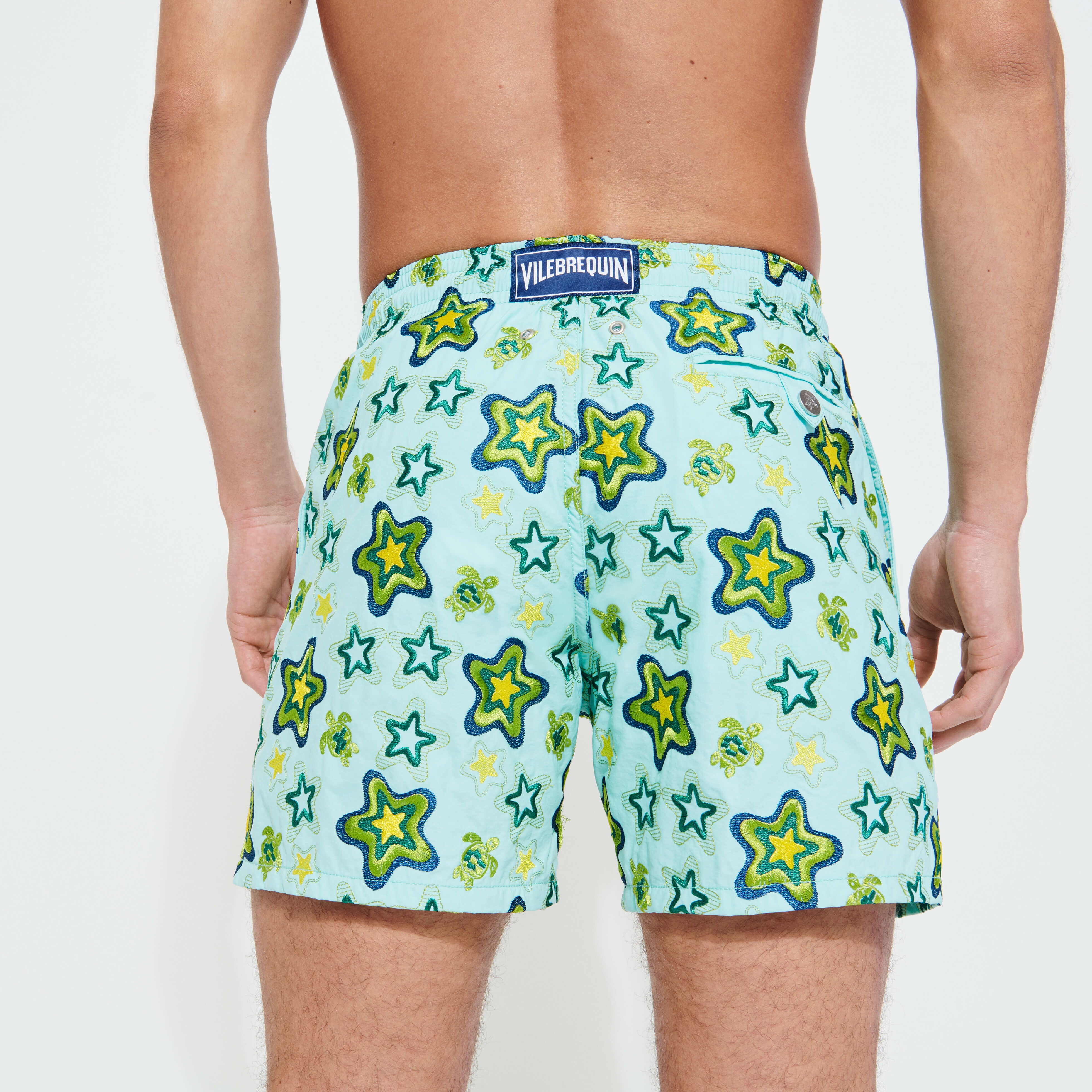 Men Embroidered Swim Trunks Stars Gift - Limited Edition - 4