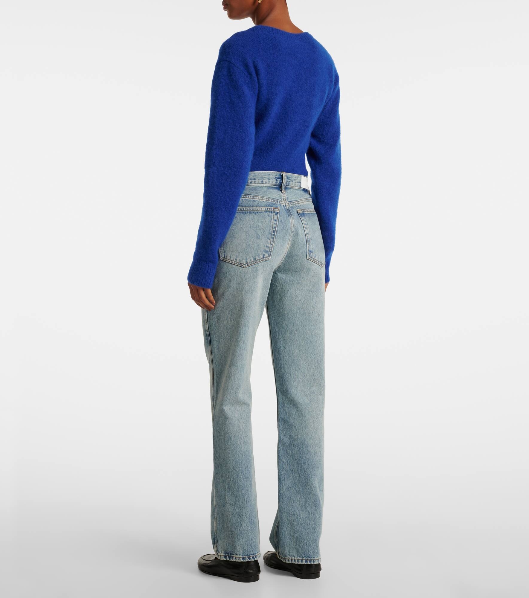 90s high-rise straight jeans - 3