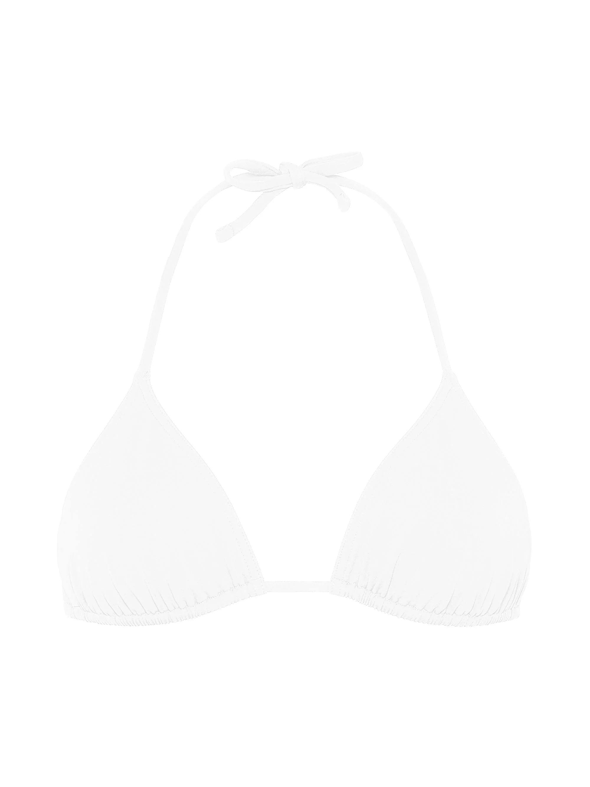 Women's Mouna Triangle Bikini Top - White - 1
