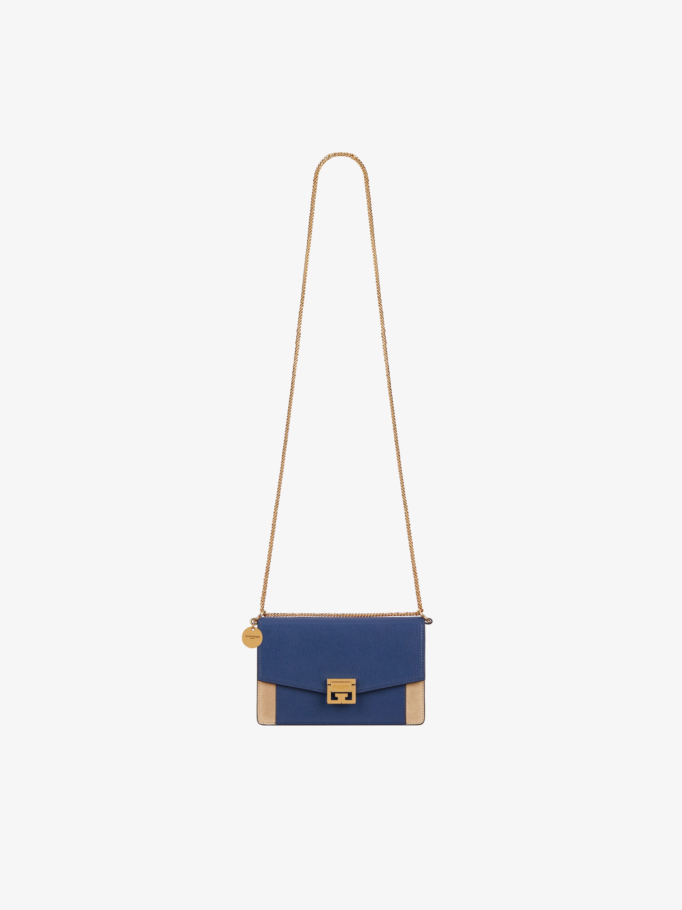 Mini GV3 bag in leather and suede - 2