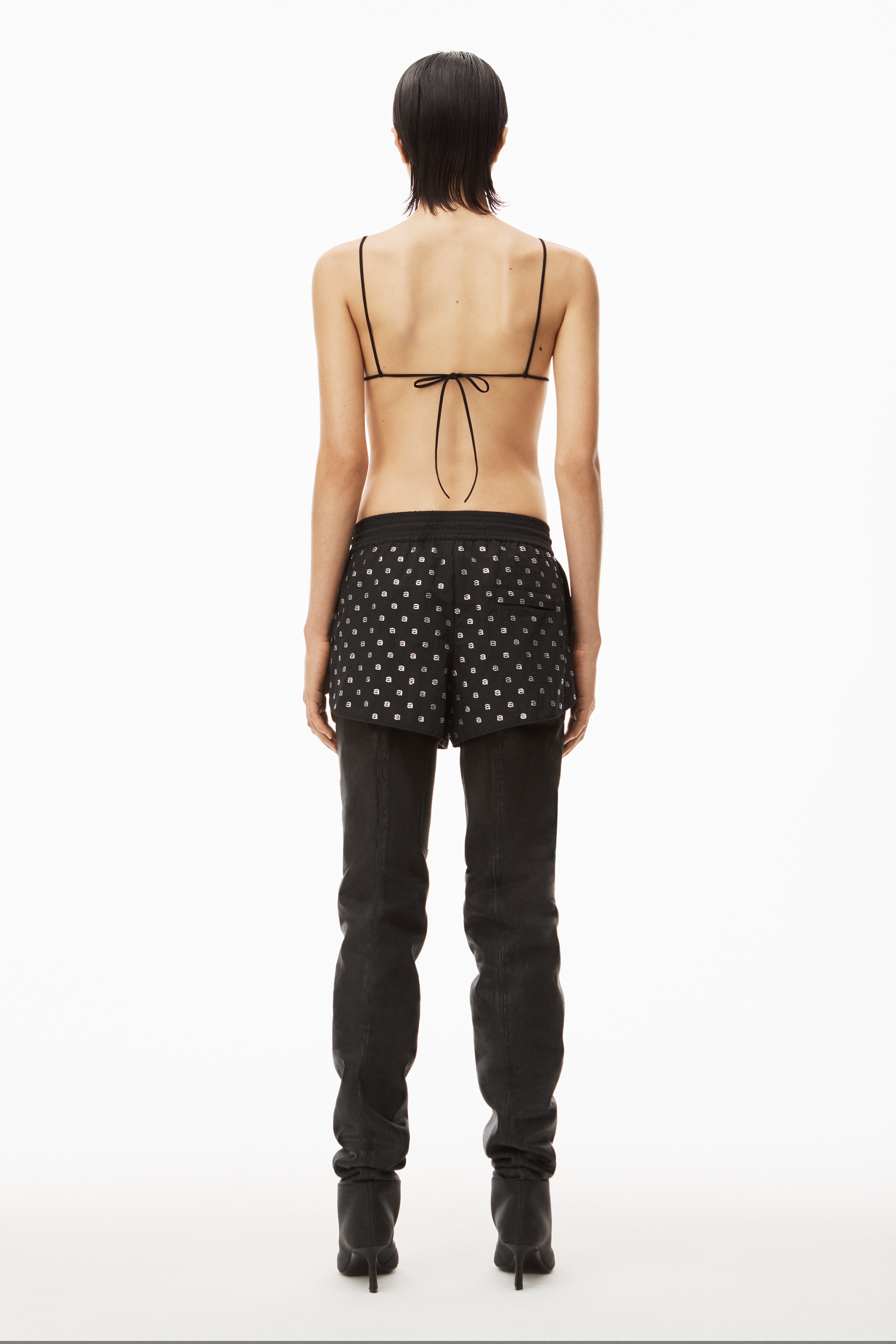 HOTFIX MARATHON SHORTS IN CRINKLE NYLON - 5