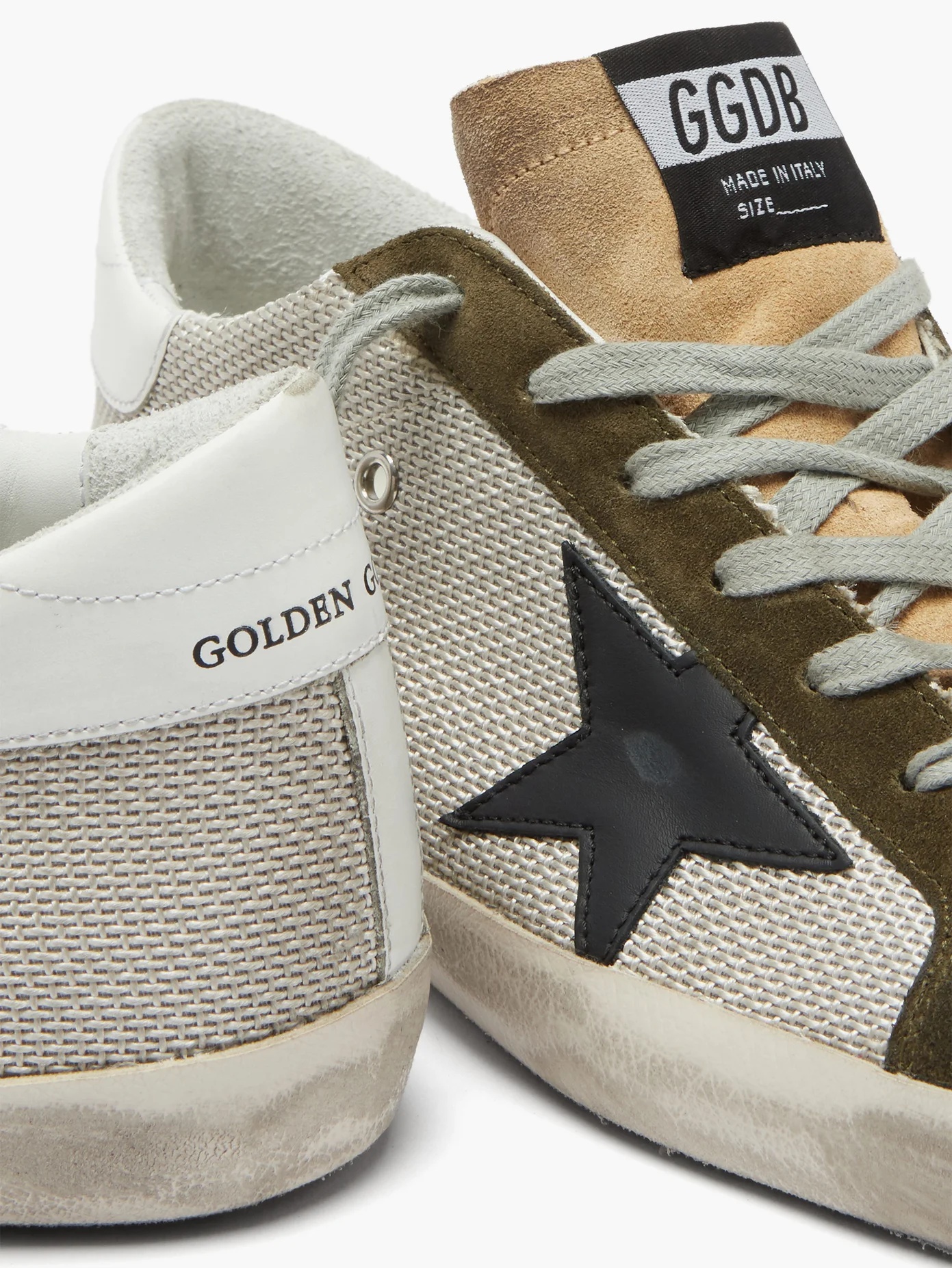 Superstar suede-trimmed canvas trainers - 6