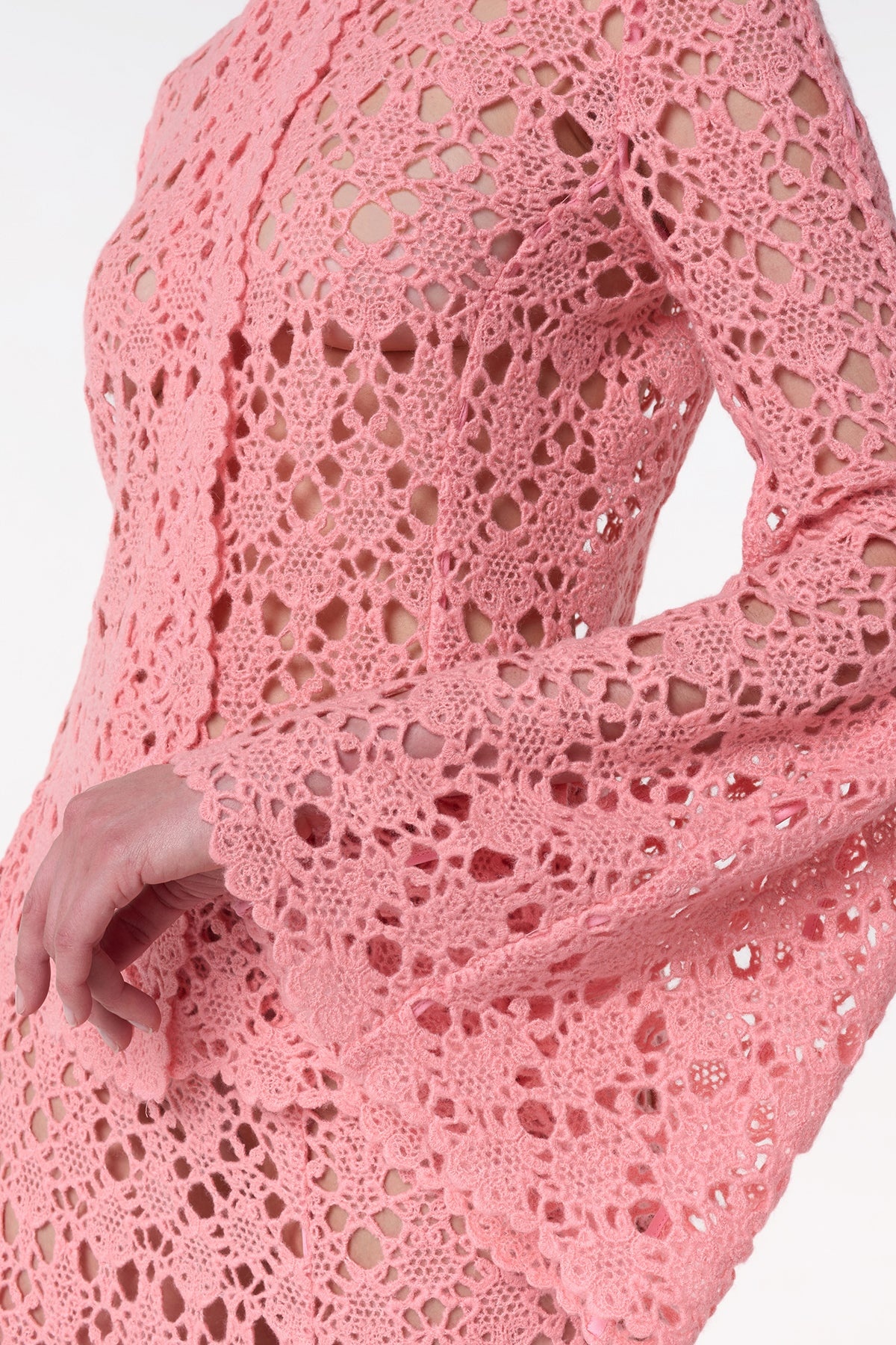 Reynolds Jacket in Rosa Cashmere Lace - 2