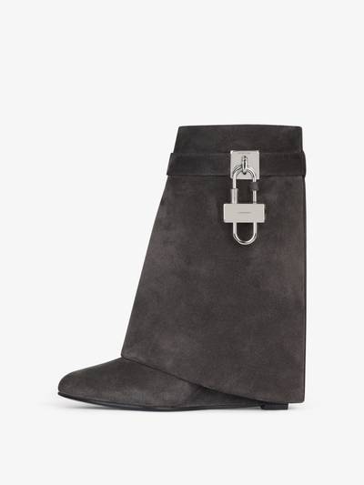 Givenchy SHARK LOCK ANKLE BOOTS IN SUEDE outlook