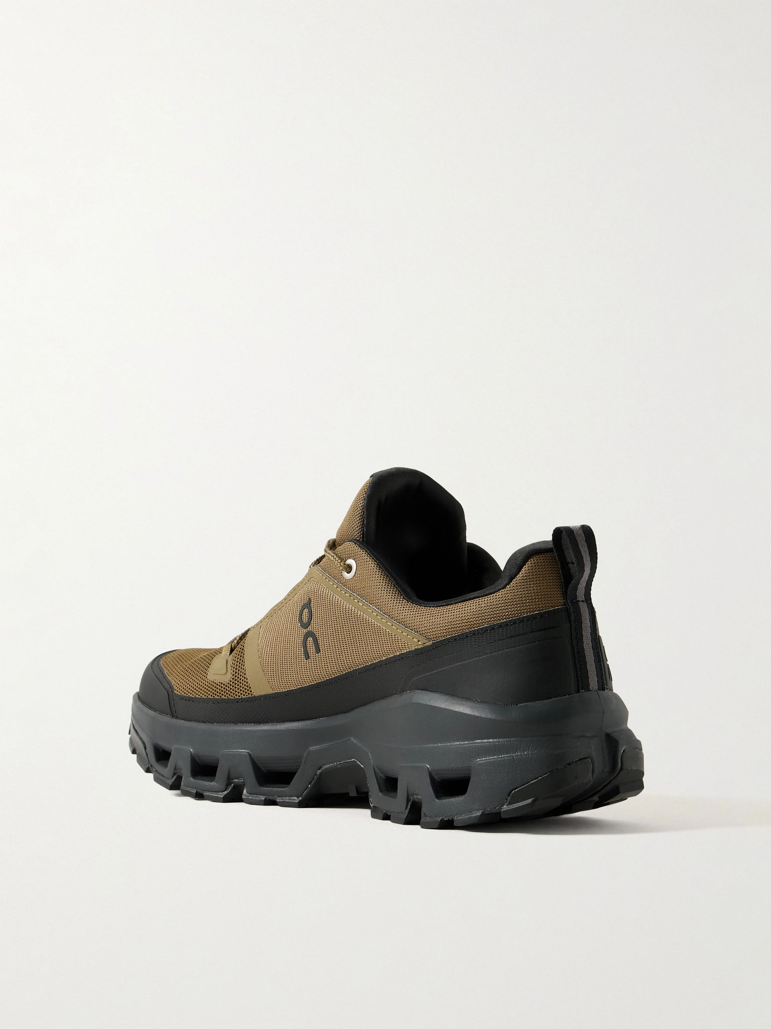 Cloudrock Rubber-Trimmed Mesh Trail Sneakers Army green - 4