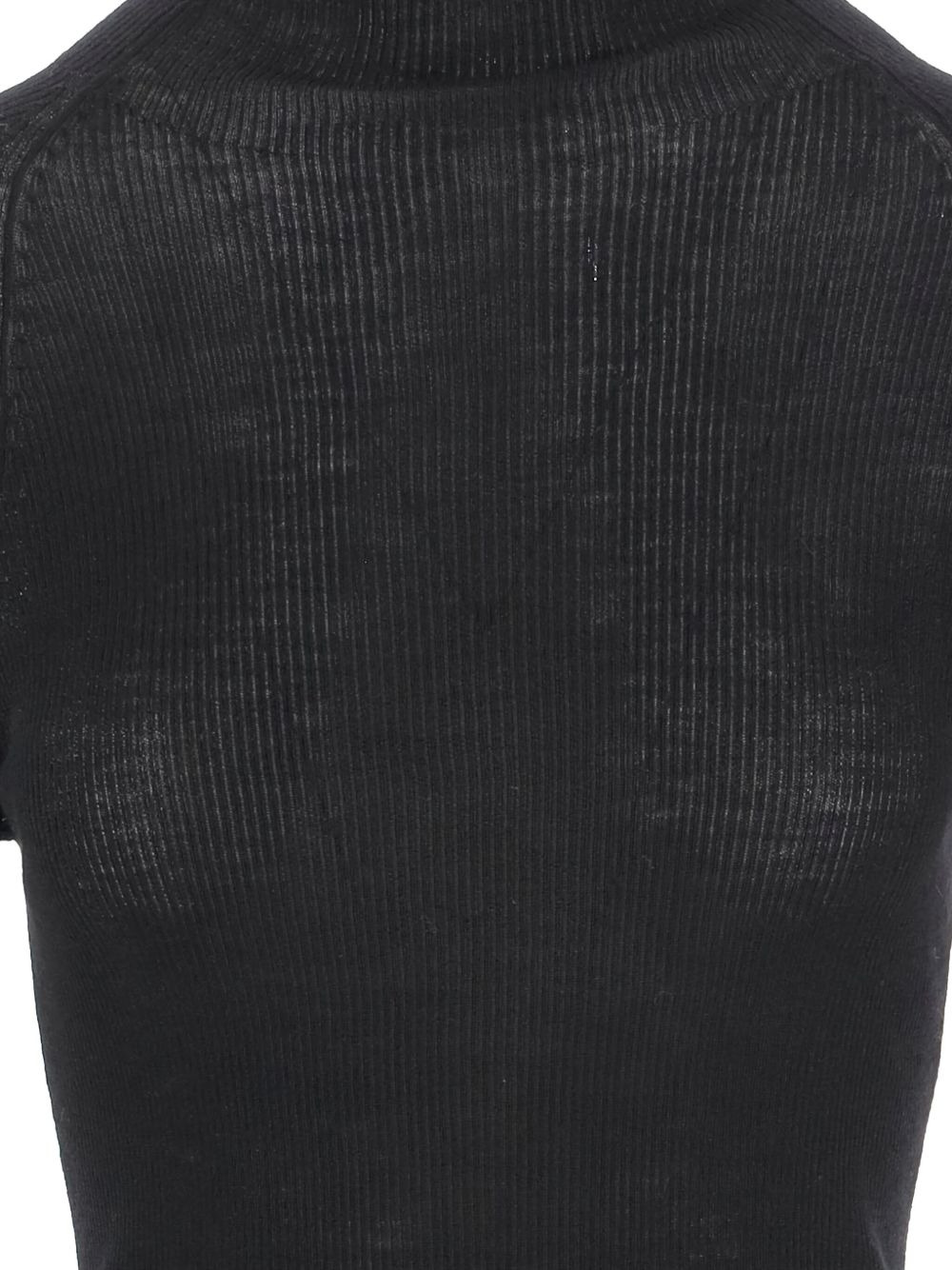 ribbed turtleneck sweater - 3