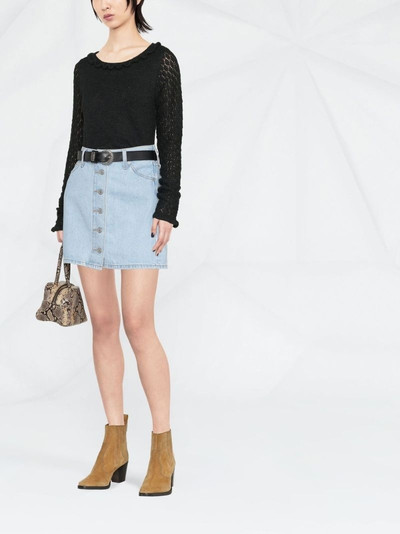 See by Chloé scalloped fine-knit top outlook