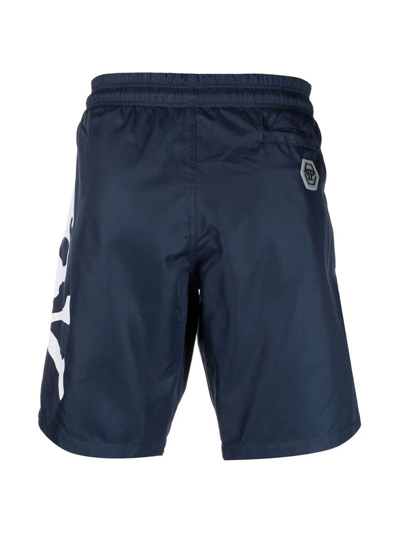 PHILIPP PLEIN logo-print swimming shorts outlook