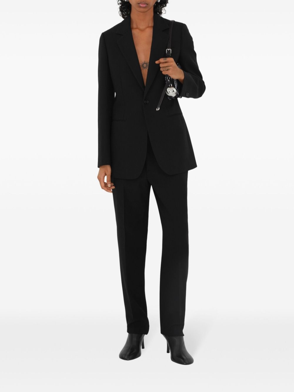 wool tailored trousers - 4