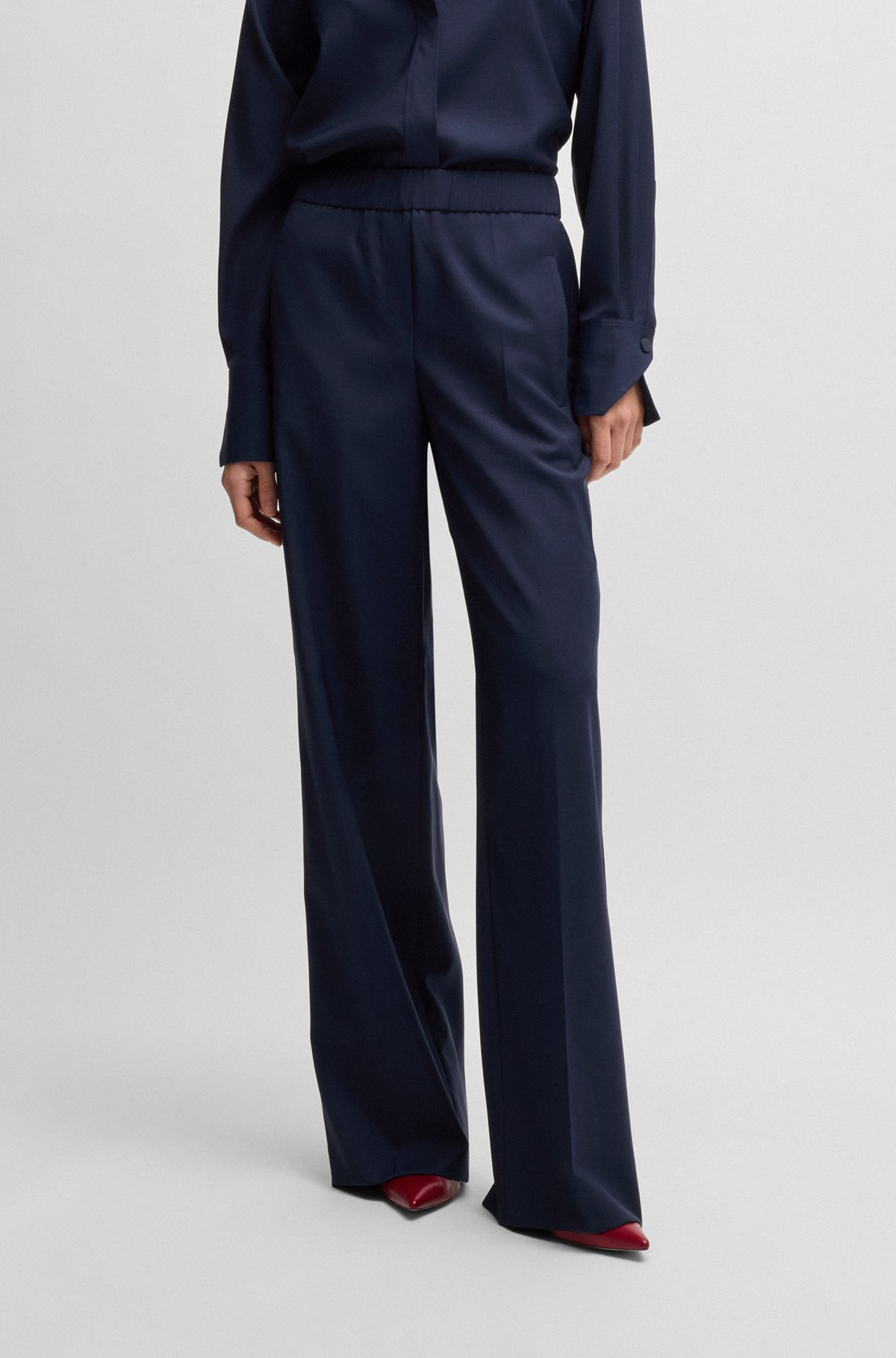 RELAXED-FIT TROUSERS IN WOOL - 2