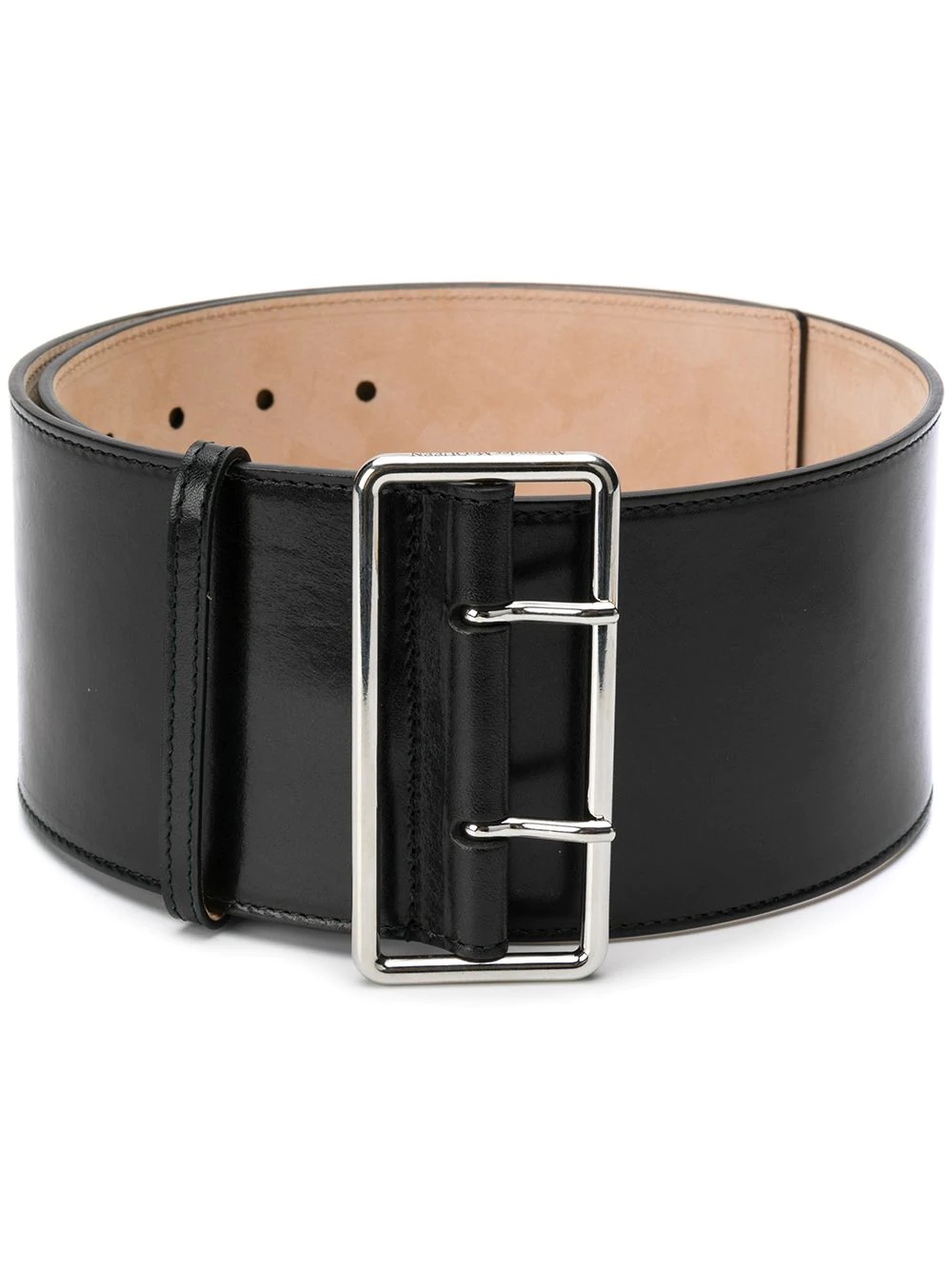 large double-buckle belt - 1