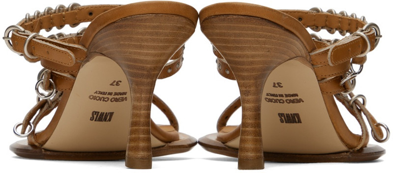 KNWLS SSENSE Exclusive Tan Scythe Sandals outlook