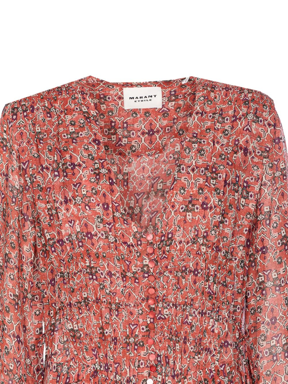 Briane button-front flounced dress - 3