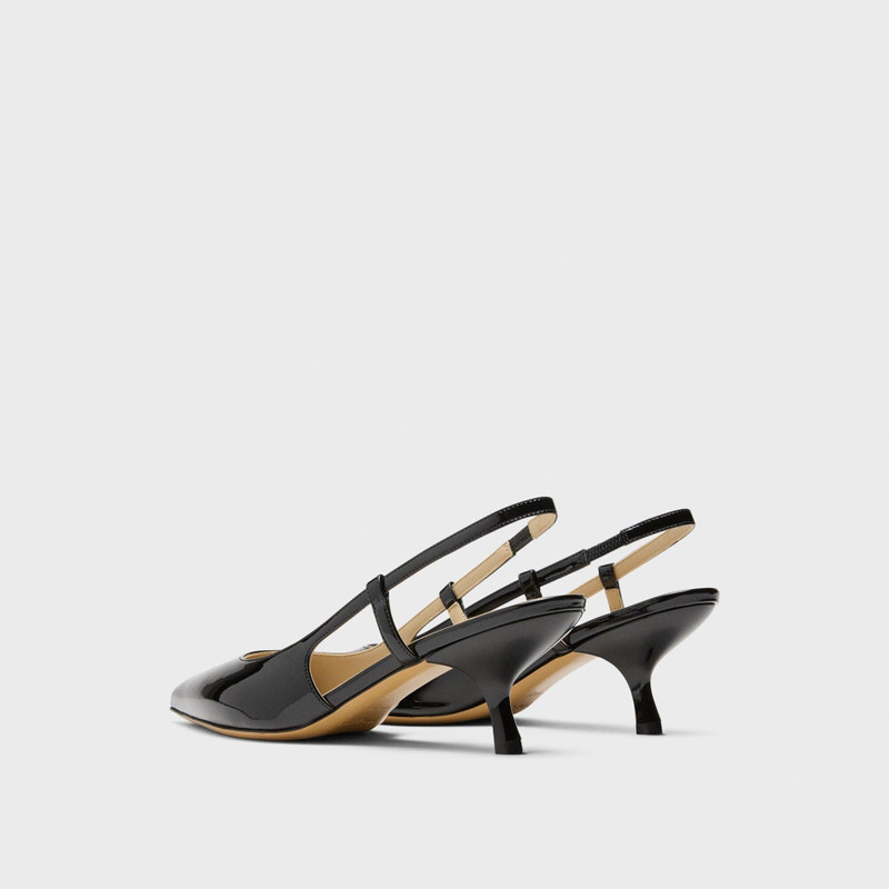 Micro Slingback Pump in Patent Leather 4