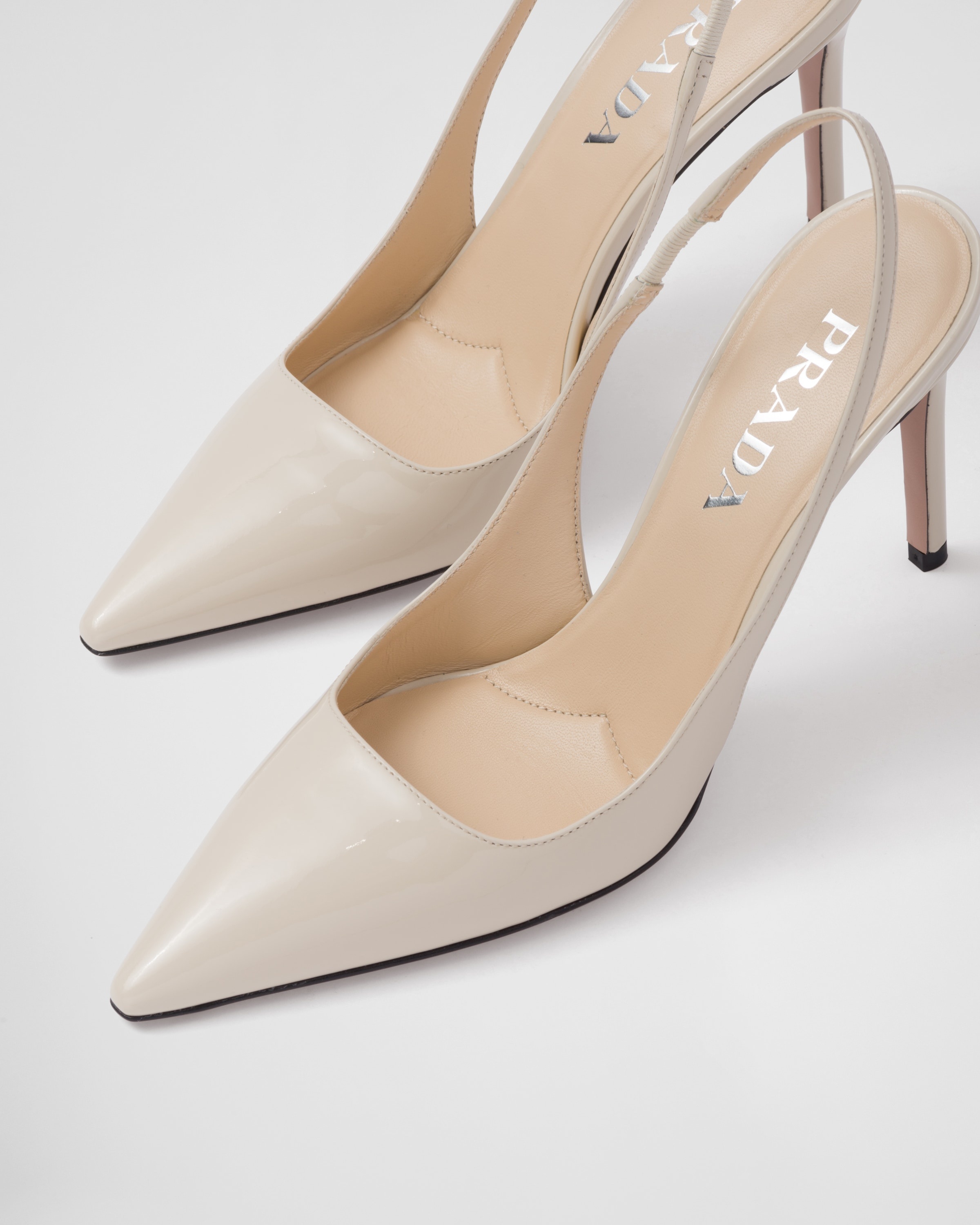 Patent leather slingbacks - 6