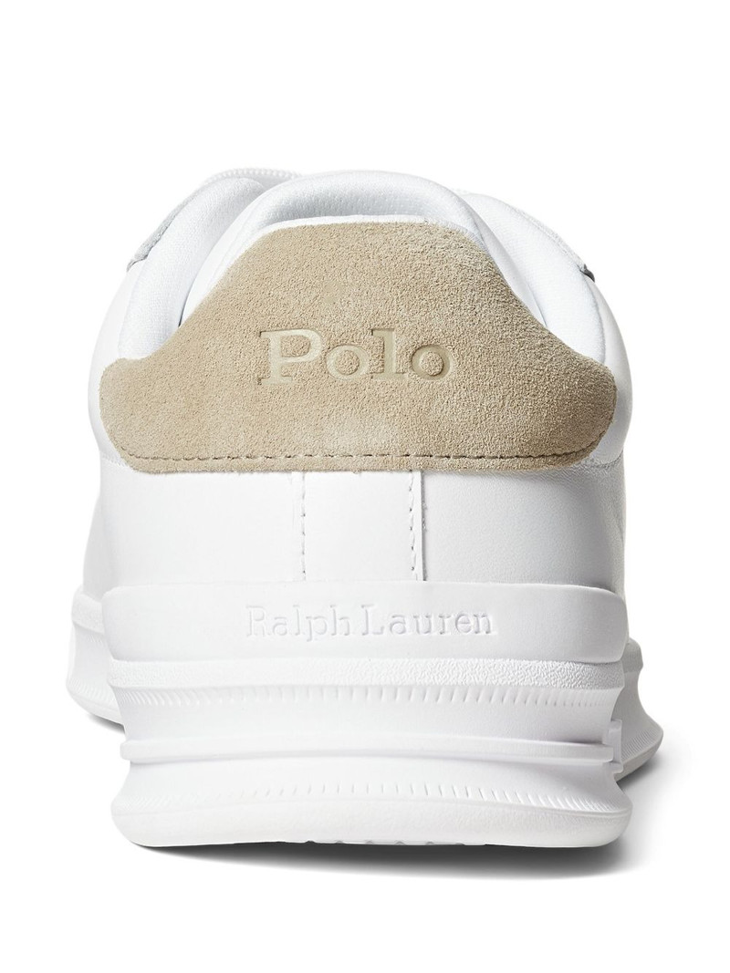leather low-top sneakers 3