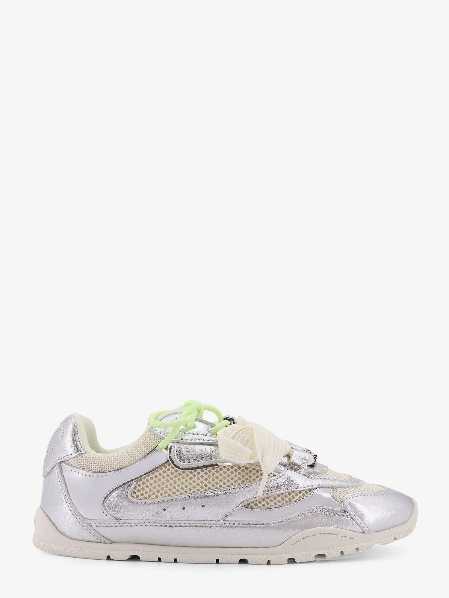 Pinko Yulia Mesh Sneakers With Leather Inserts - 1