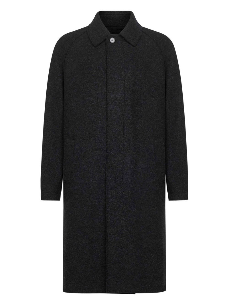 raglan-sleeve wool coat 1