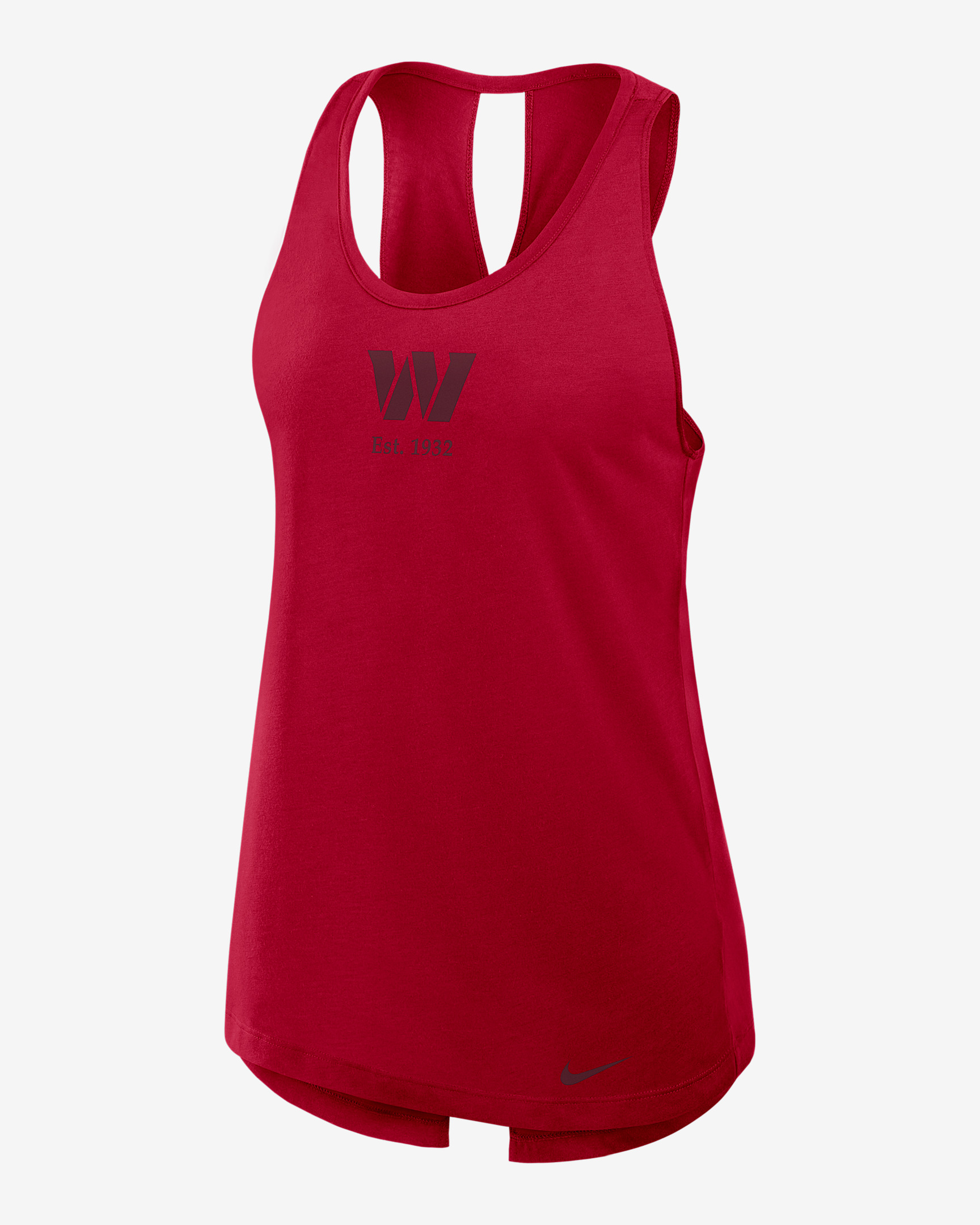 Washington Commanders Established Women's Nike Dri-FIT NFL Tank Top - 1