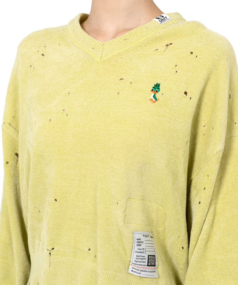 Distressed Knit Sweater 13