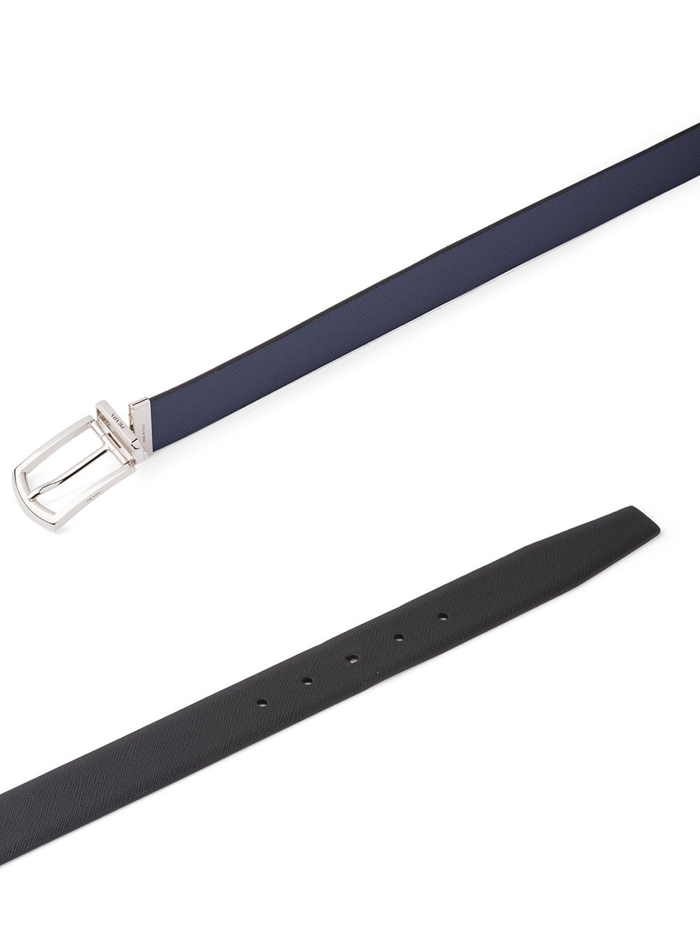 reversible Saffiano leather belt - 2