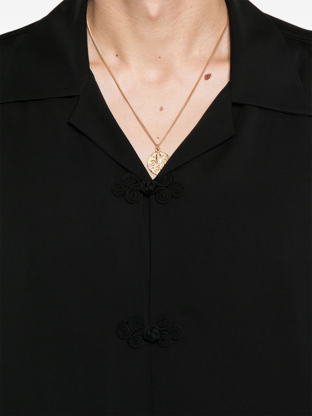 appliqué-detail shirt - 5