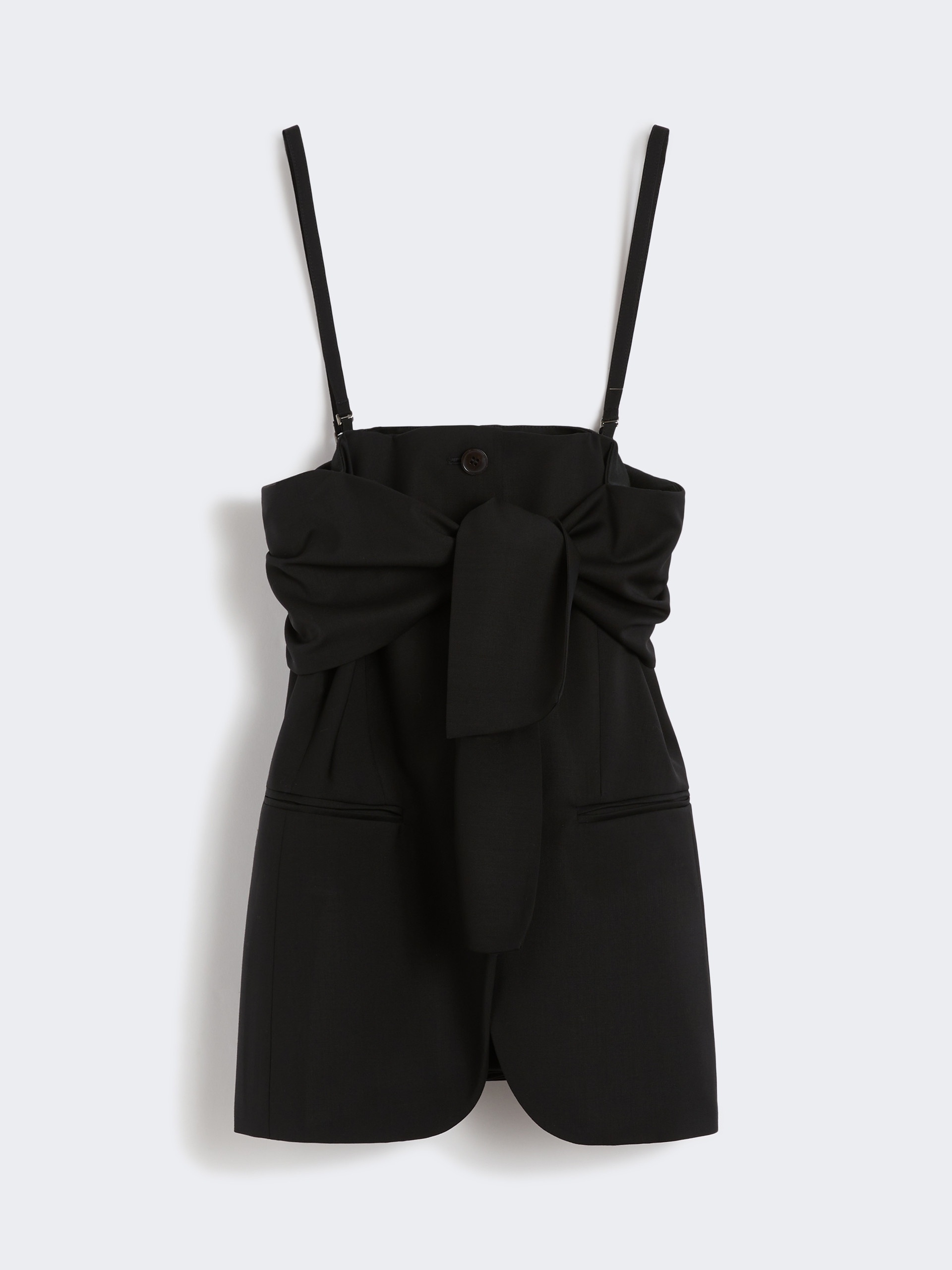 VERUSKA Woollen cloth corset top - 1