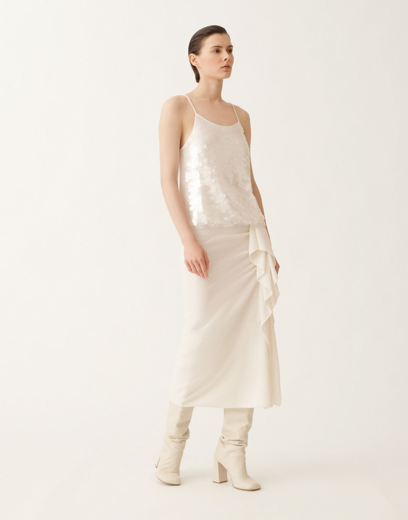 Tank top in brushed merino and mohair 3