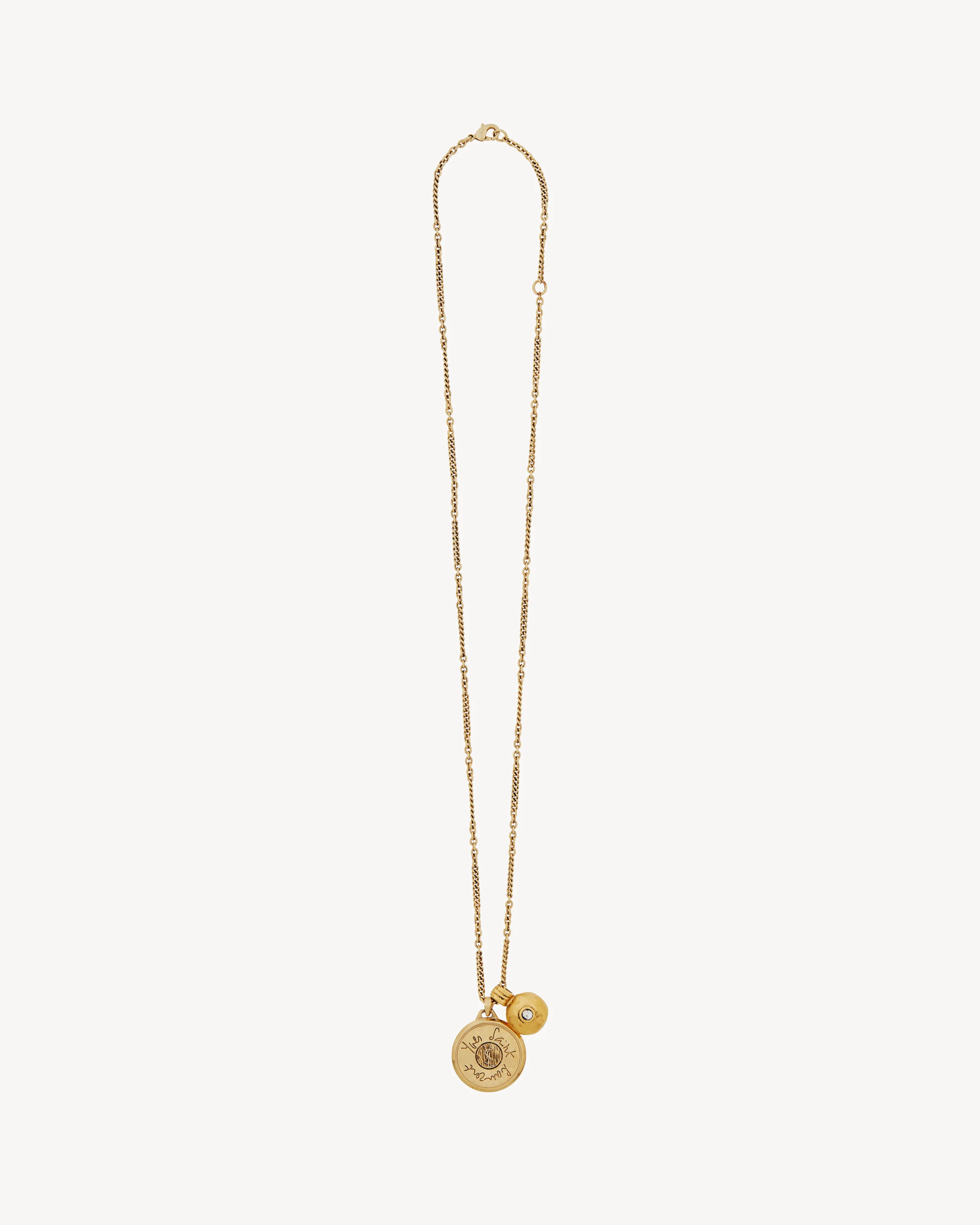 CASSANDRE MEDALLION NECKLACE IN METAL - 1