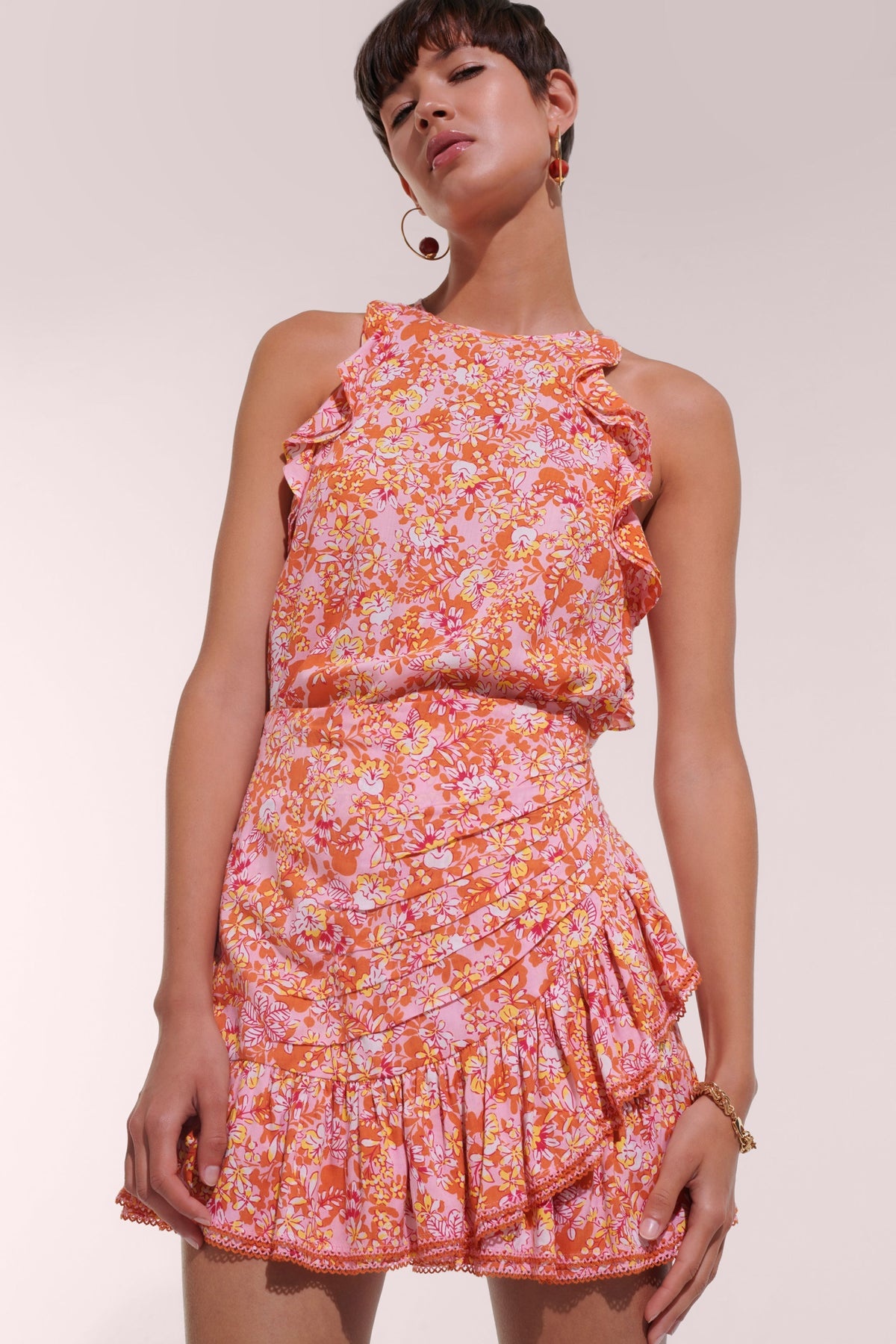 Mini Skirt Mabelle - Pink Sweet Bell - 1