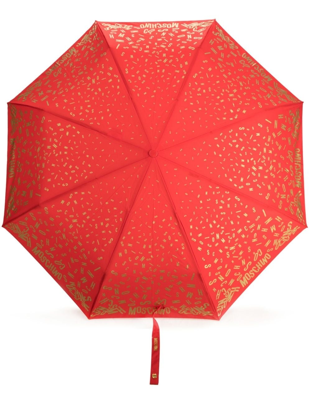 logo-print folded umbrella - 1
