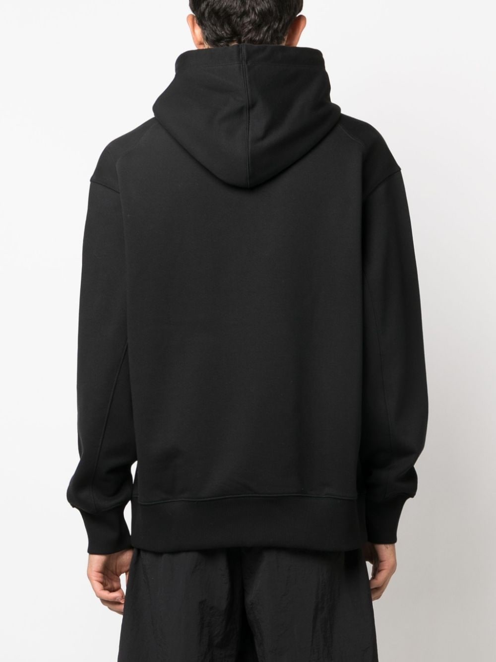 logo-print organic-cotton hoodie - 4