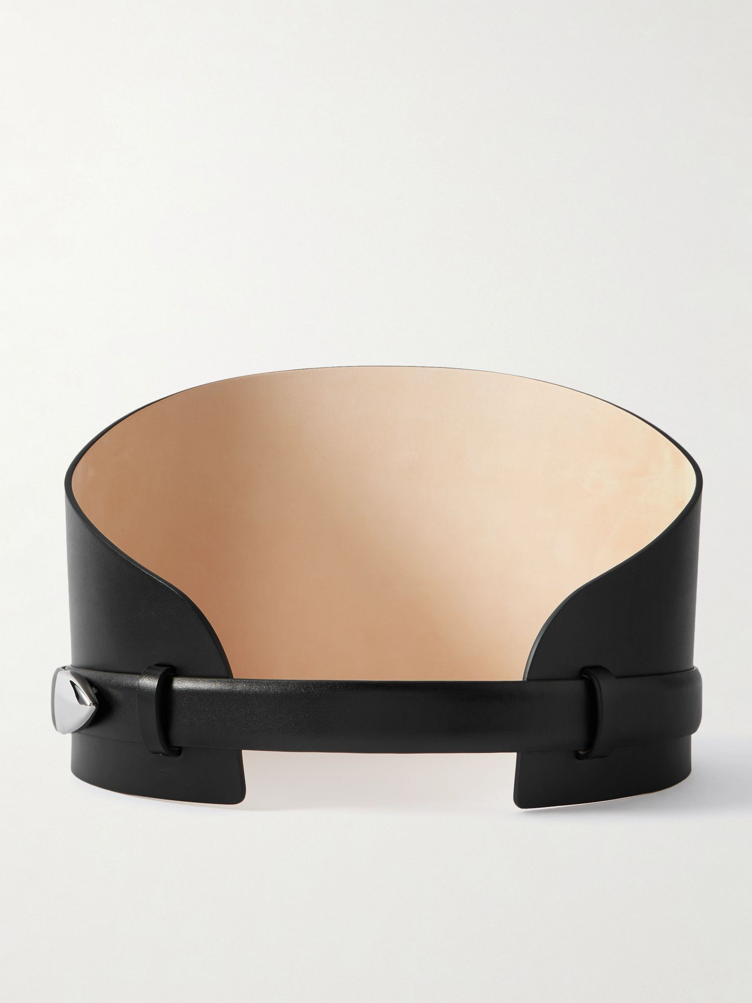 Leather waist belt Black - 3