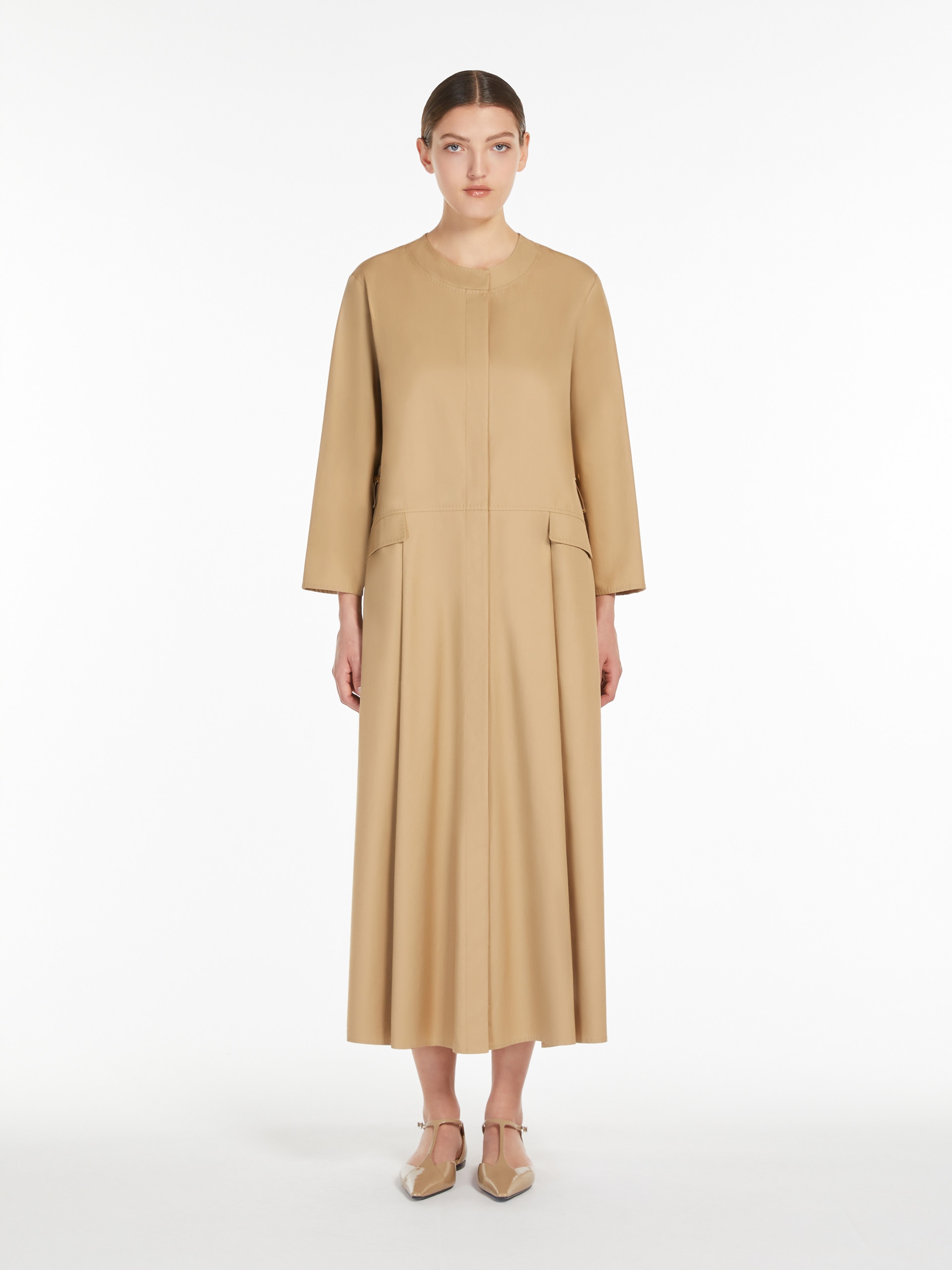 NORA Loose cotton twill dress - 3