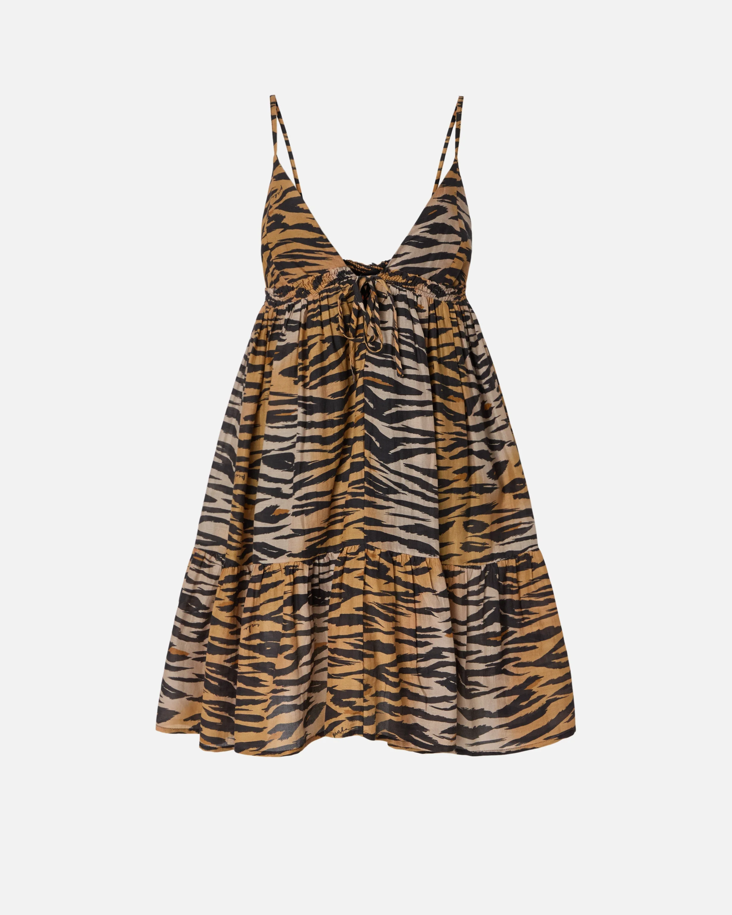 MINI DRESS WITH TIGER PRINT - 1