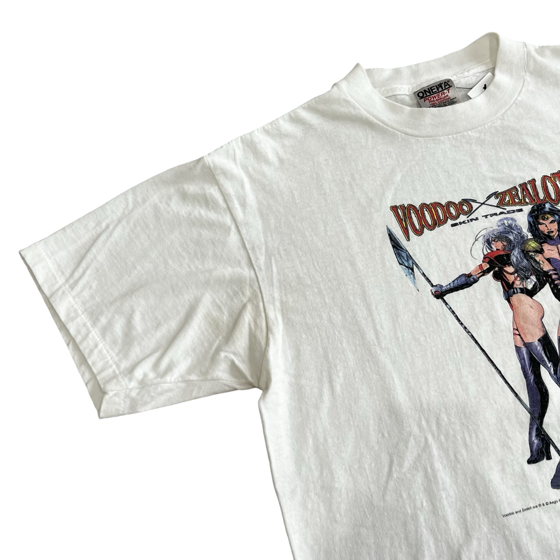 Final Blow - Vintage Voodoo & Zealot Skin Trade 1995 Comic Image T-Shirt SZ L - 4