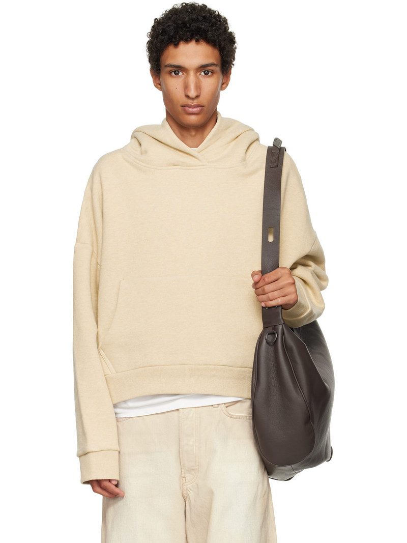 Beige Heavy Hoodie 1