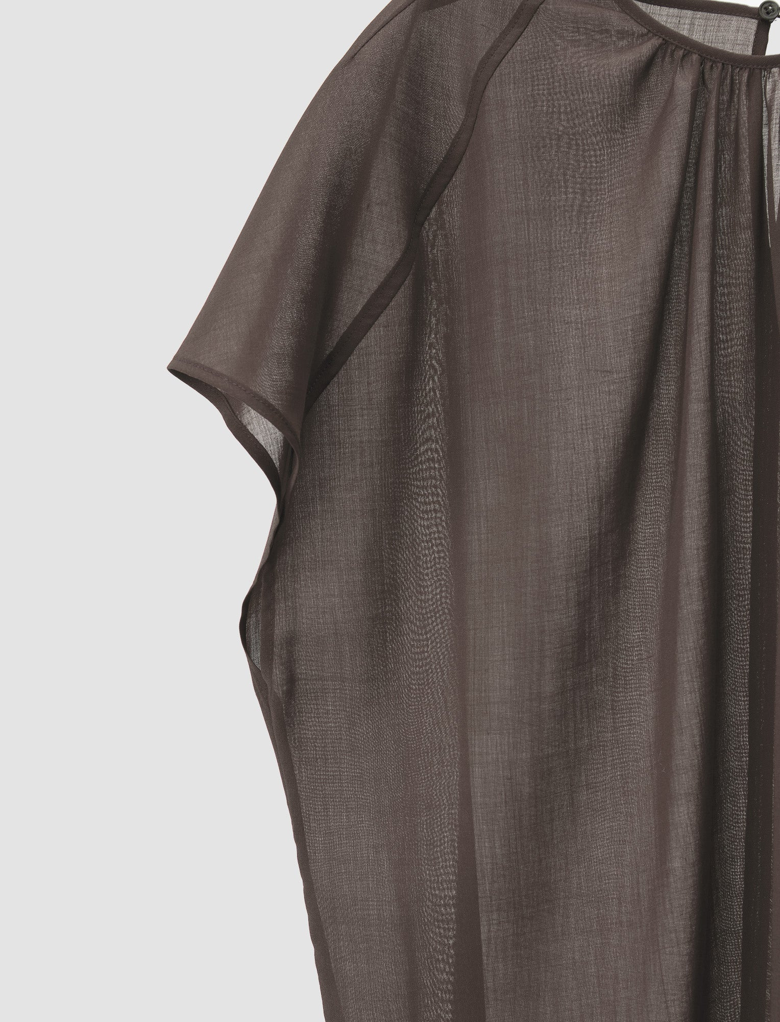 Broca Wool Voile Blouse - 6