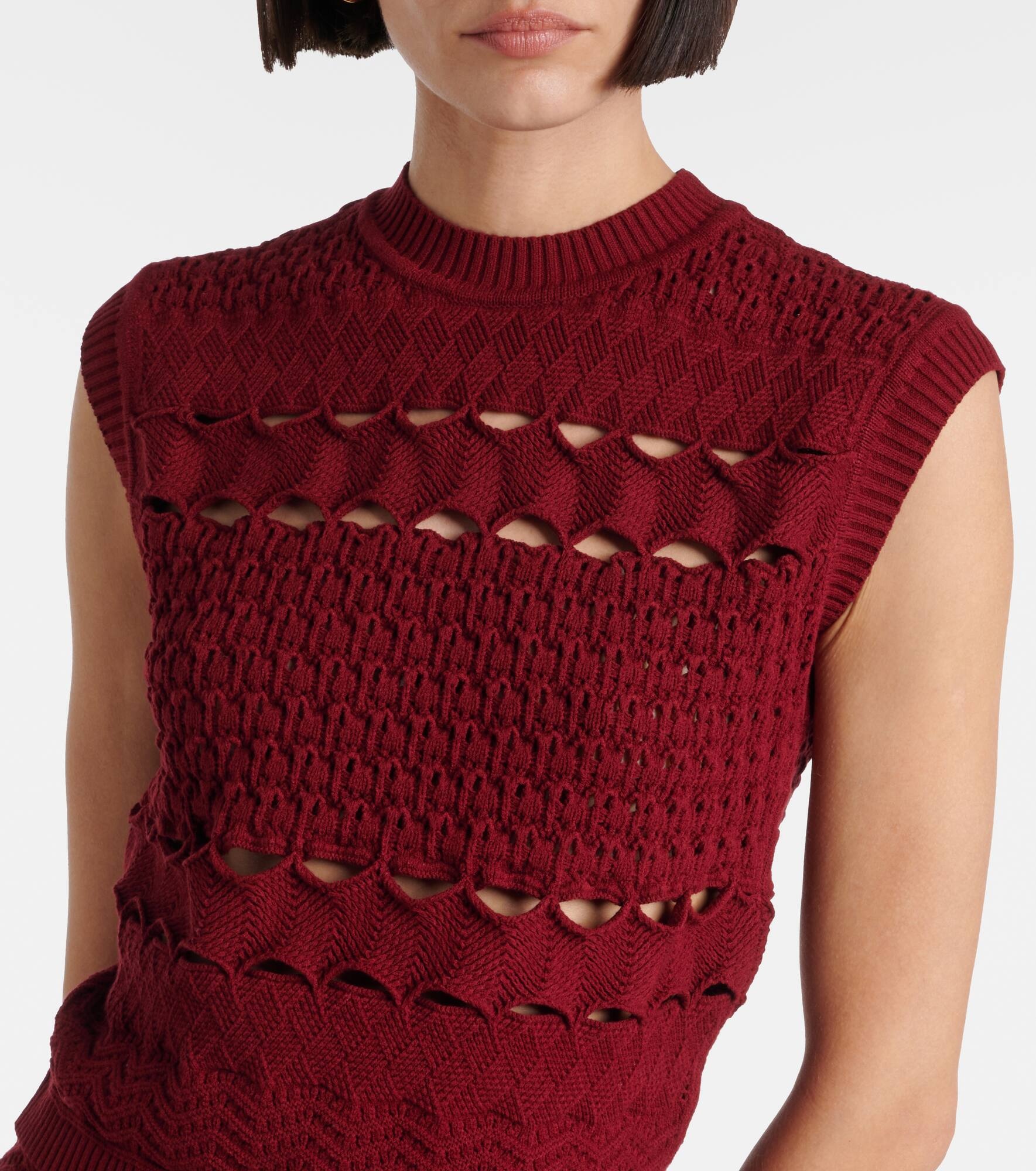 Cut-out knitted top - 4