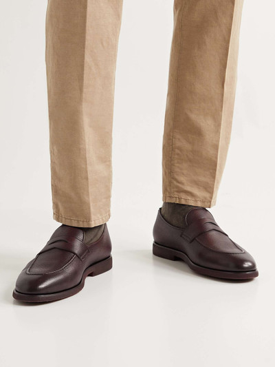 Brunello Cucinelli Full-Grain Leather Penny Loafers outlook